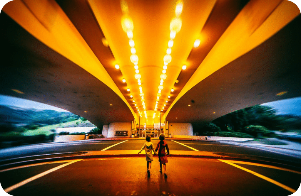 Ejemplo de fotografía con simetría