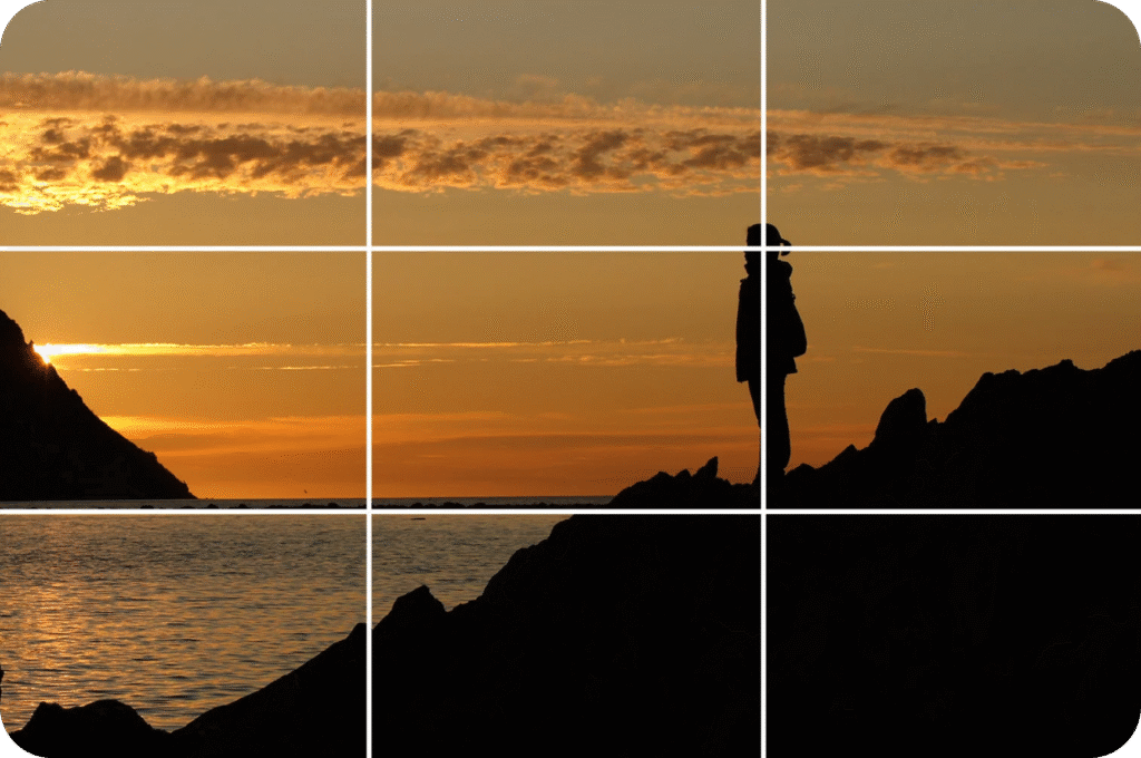 Imagen de ejemplo de la regla de los 3 tercios