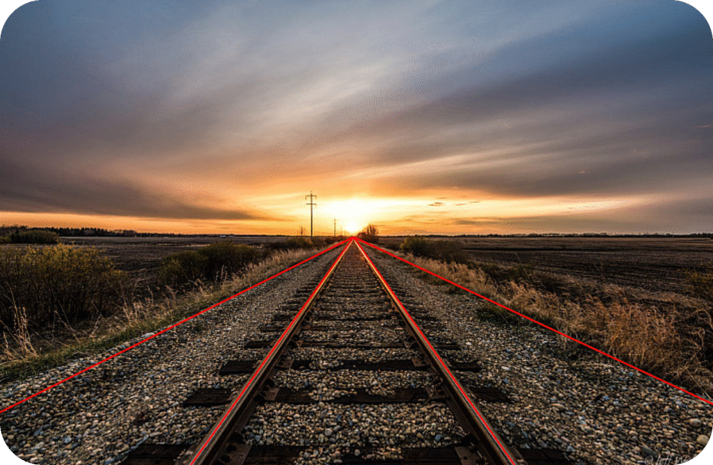 imagen de ejemplo de líneas guía